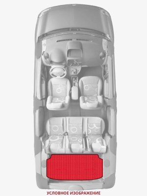 ЭВА коврики «Queen Lux» багажник для Mazda Persona